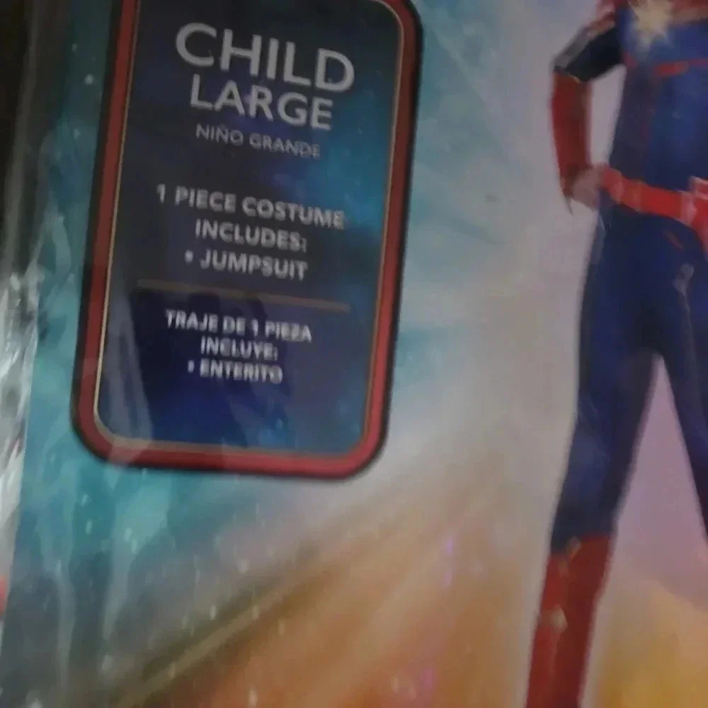 Captain Marvel costume‎ new in packaging
